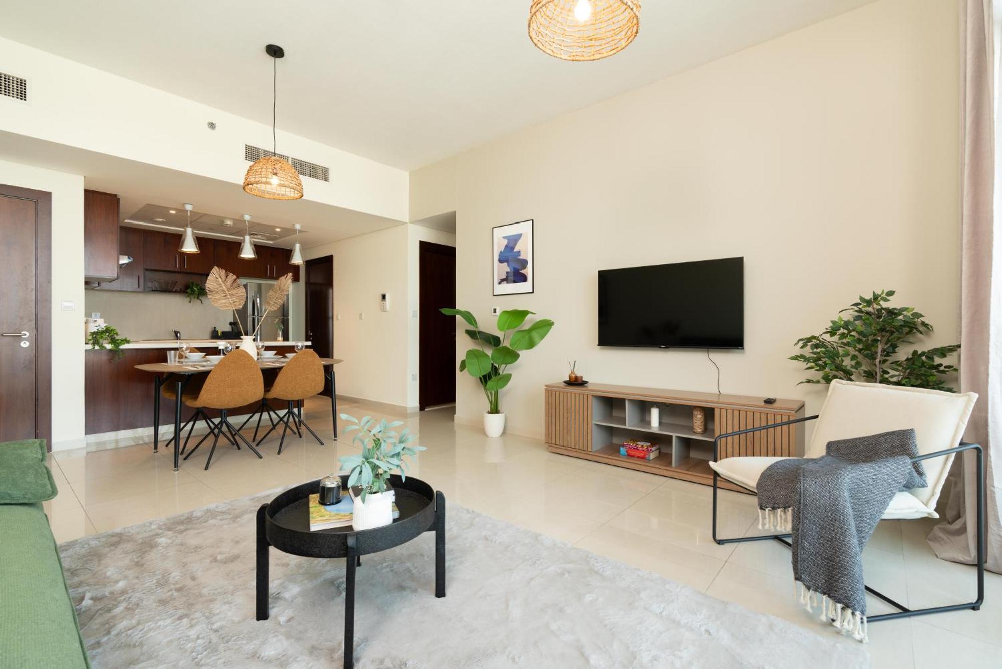 Oasis In - Expat Preferred Community - The Greens - The Views - Perfect For Business And Pleasure - Close To Metro - Park, Lakes And Jogging 1 Min Walk Away - Yoga Classes By The - 4 People - Big Balcony - 3 Min Drive To Sheikh Zayed Appartement Dubai